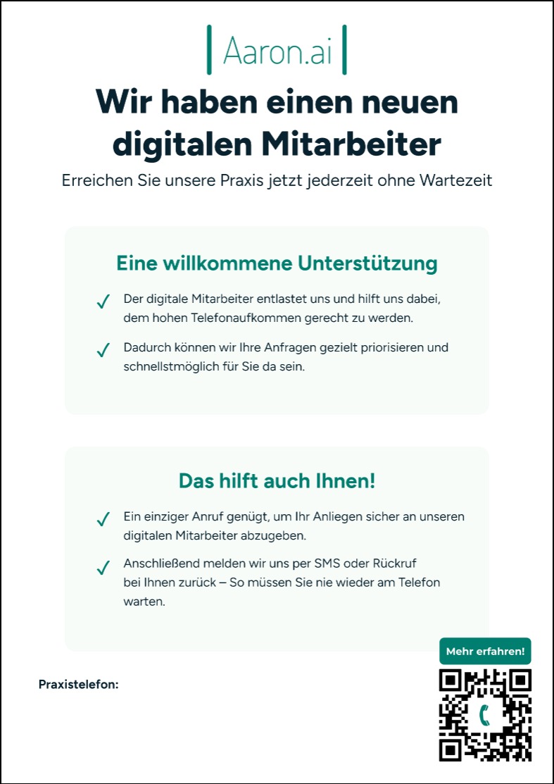 Personalisierten Flyer auslegen